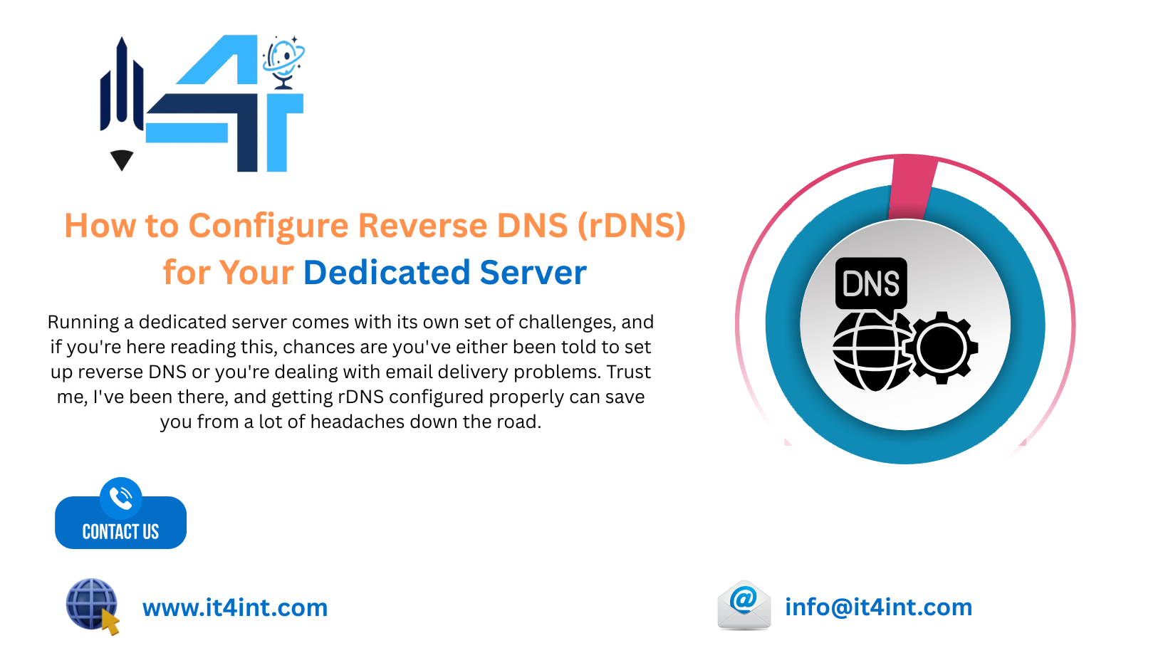 How to Configure Reverse DNS (rDNS) for Your Dedicated Server