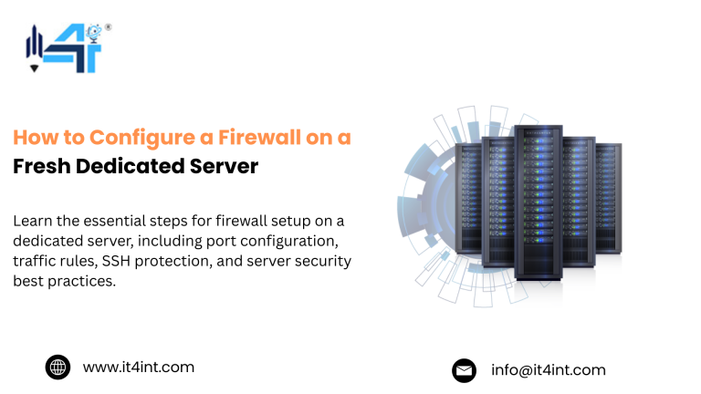 How to configure a firewall on a fresh dedicated server