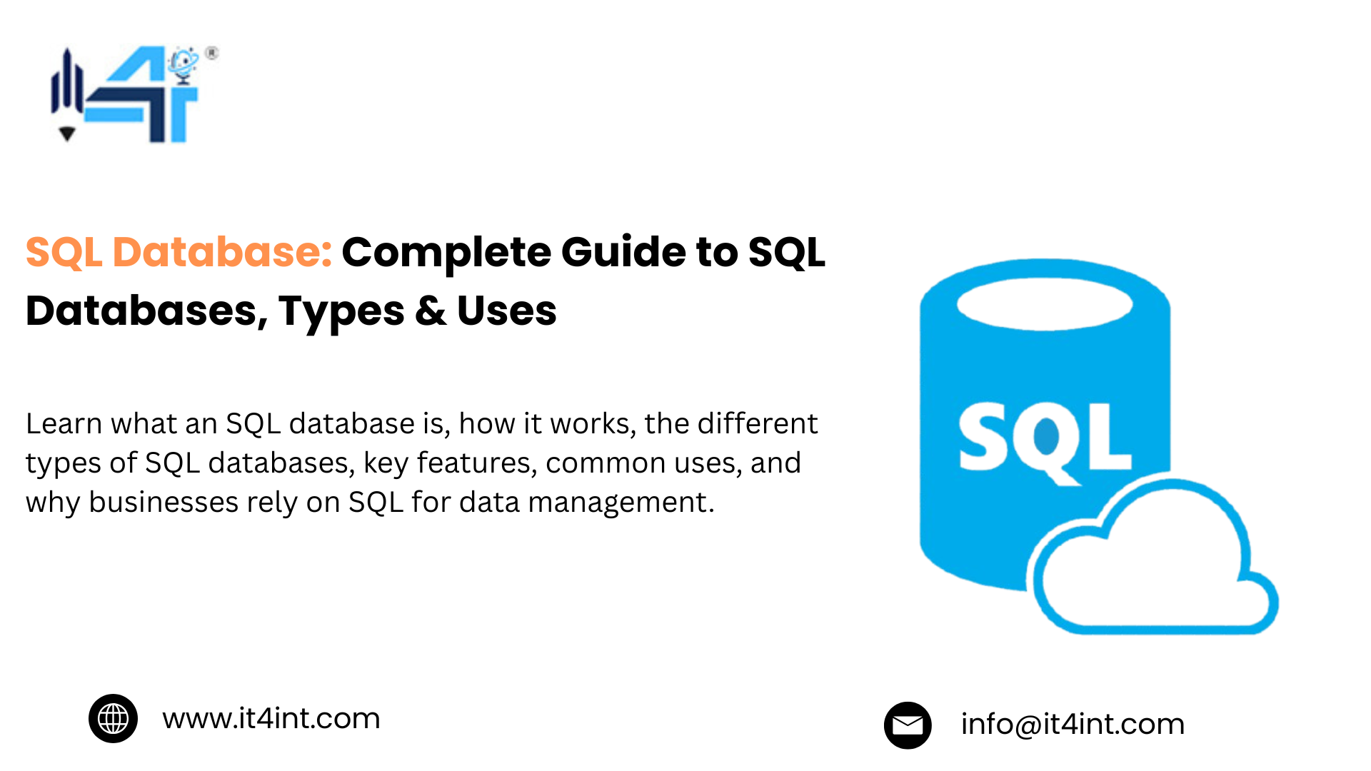 SQL Database Complete Guide to SQL Databases, Types & Uses