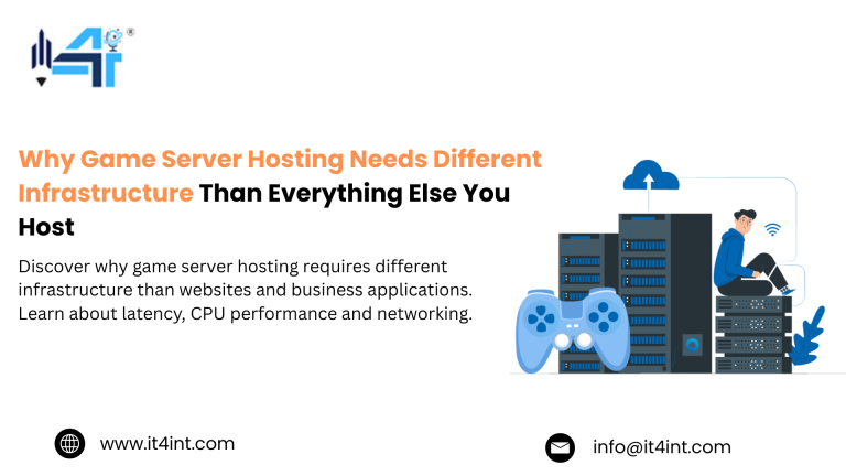 Game server hosting infrastructure designed for low latency, high performance, and reliable multiplayer gaming.